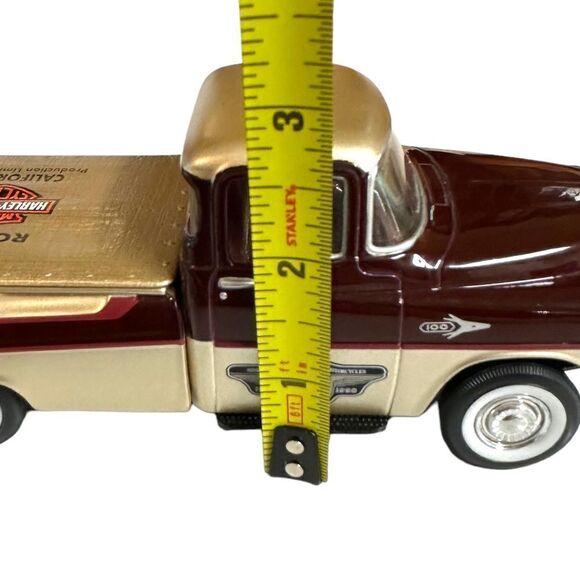 VTG ROCKLIN Harley Davidson Collectible Coin Bank 109 1957 Dodge NO KEY EUC! - Picture 12 of 14